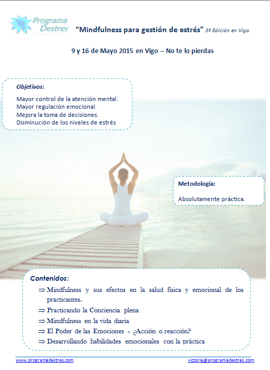 Mindfulness-9 y 16 mayo 2015 -Vigo